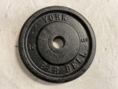 Used York Standard Plate (Each) Black 10 lb 11855-S000191729