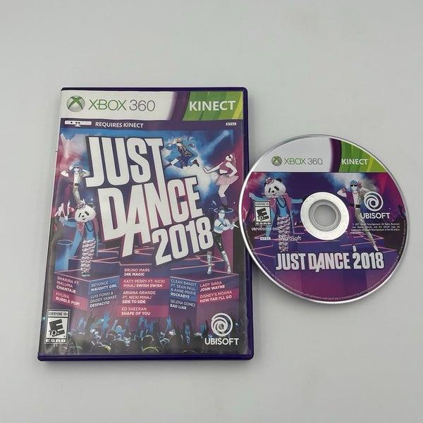 Just Dance 2018 (Microsoft Xbox 360, 2017) Kinect