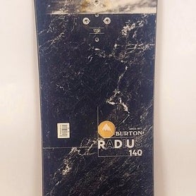 Used $600 Burton Radius Snowboard  Cosmic 140cm
