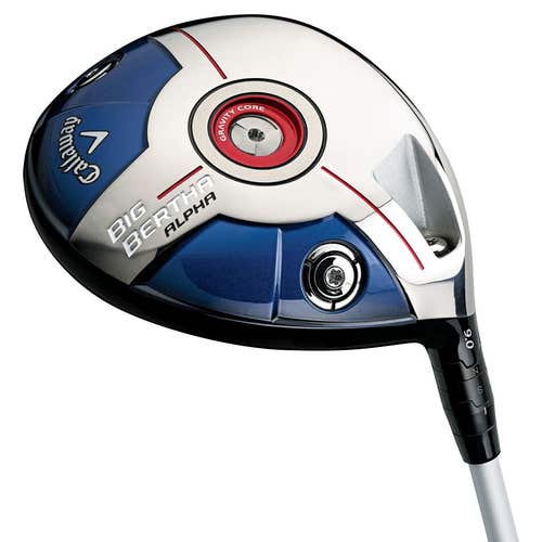 CALLAWAY BIG BERTHA ALPHA DRIVER 10.5° GRAPHITE STIFF STANDARD MITSUBISHI FUBUKI ZT 60 GRAPHITE