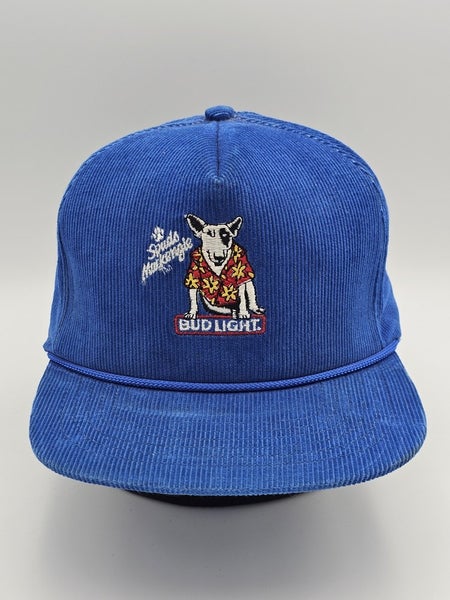 Vintage Spuds Mackenzie Corduroy Bud Light Beer Promo 1985 Hat Cap Vtg Snapback