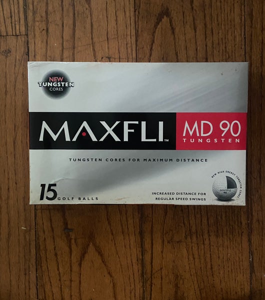 New Maxfli Balls 15 Pack MD 90 Tungsen Core