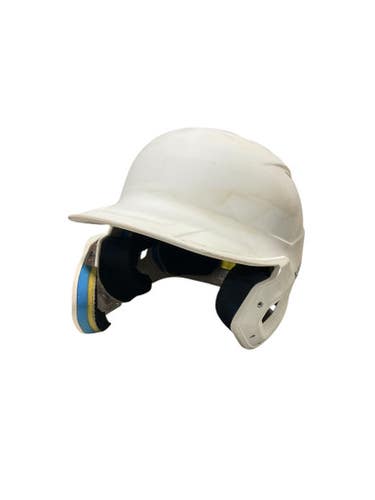 Used Rawlings WHITE BB HELMET Batting Helmet No Mask White Fits all 11834-S000041009