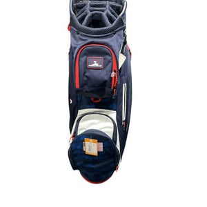 Used Sun Mtn PEBBLE BEACH NAVY CART BAG Mens Stand Bag Navy Blue 11834-S000040990