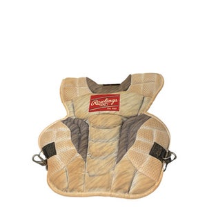 Used Rawlings CAMO CHEST PROTECTOR Catchers Chest Protector White Youth 11834-S000040978