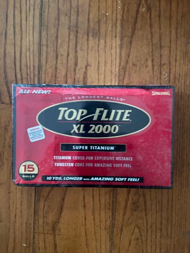 Top Flite Balls 2000 XL Super Titanium 15 Pack (New in Wrapper)