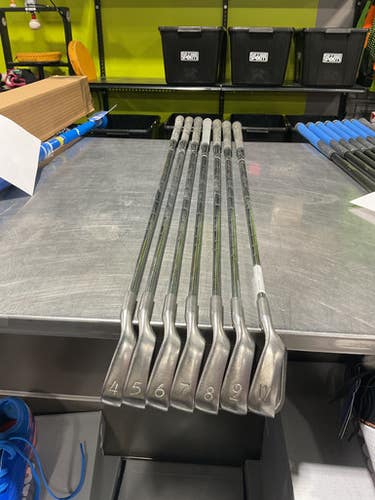 Used Ping EYE 2 BLACK DOT IRON SET Mens Iron Set RH 4I-PW 11834-S000040906
