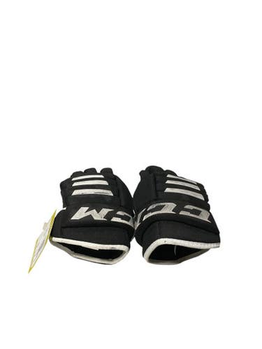 Used CCM TACKS 4R Youth Gloves Black 8" 11834-S000040891