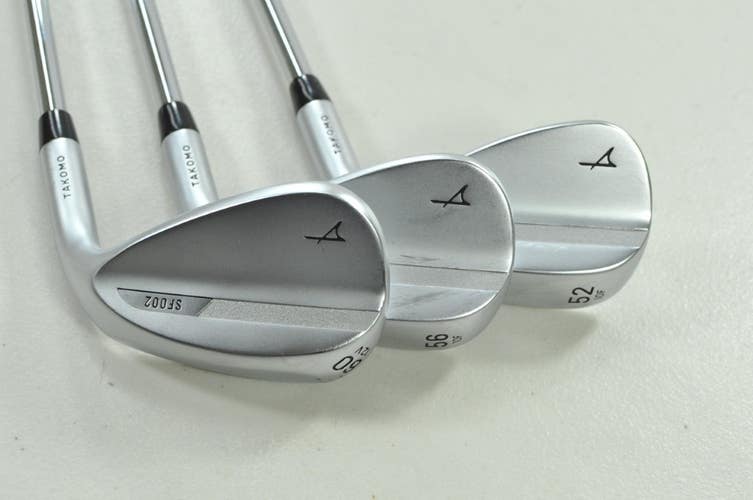 Takomo SF002 52*, 56*, 60* Wedge Set Right KBS Tour 120 Stiff Steel # 203354