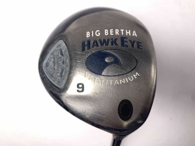 Callaway Hawkeye VFT 9 Fairway Wood 24* Big Bertha System 60 Senior RH