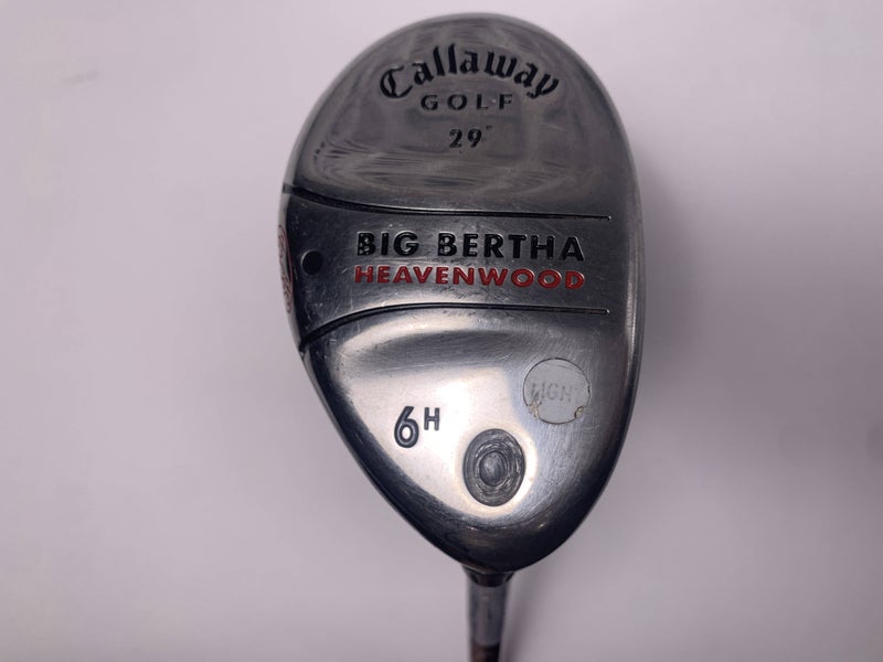 Callaway Big Bertha Heavenwood 6 Hybrid 29* RCH 75w Senior Graphite Mens RH