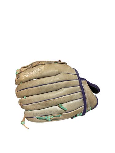 Used Rawlings FASTPITCH SOFTBALL BB/SB Glove RH Throw Grey 12" 11834-S000040853