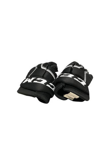 Used CCM BLK HOCKEY GLOVES Youth Gloves Black 9" 11834-S000040851
