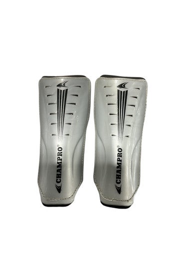 Used Champro Soccer Shin Guards Adult Grey LG 11834-S000040864