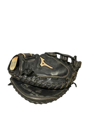 Used Mizuno SOFTBALL CATCHERS MITT BB/SB Catchers RH Throw Black 32 1/2" 11834-S000038607