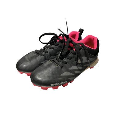 Used Rawlings COOLFLO BB/SB Cleats Black Junior 01.5 11834-S000038623