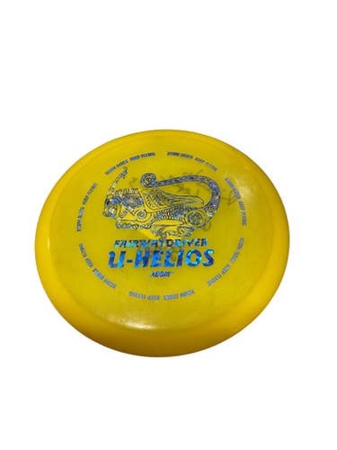 Used U-HELIOS DRIVER Disc Golf Driver Yellow 11834-S000038796