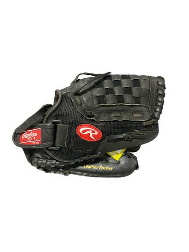 Used Rawlings PLAYMAKER SERIES BB/SB Glove RH Throw Black 11" 11834-S000039016