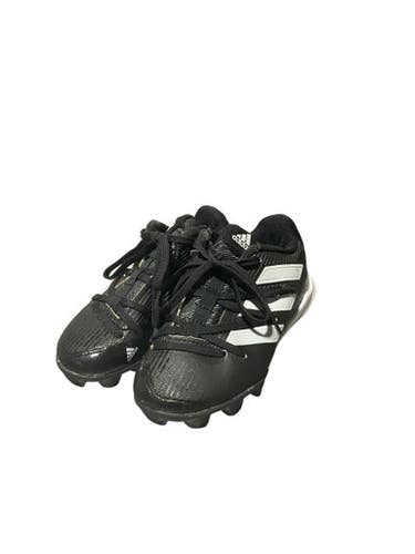 Used Adidas ADIZERO BB/SB Cleats Black Youth 11.0 11834-S000040691