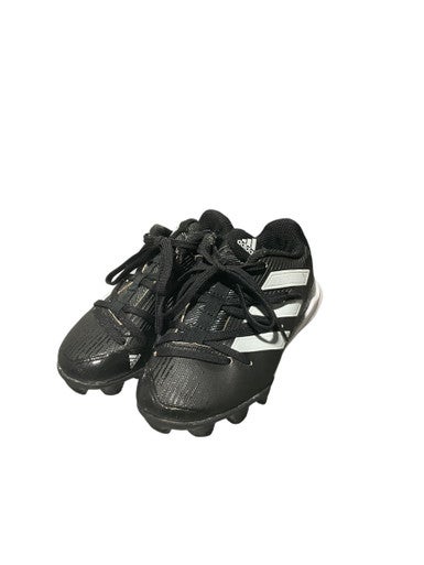 Used Adidas ADIZERO BB/SB Cleats Black Youth 11.0 11834-S000040691
