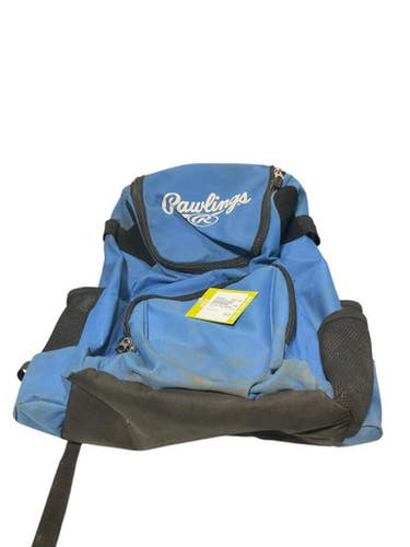 Used Rawlings GRAY BACKPACK BB/SB Player Backpack Royal Blue 11834-S000040802