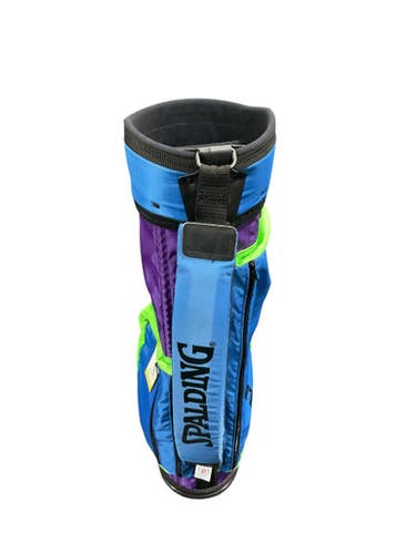 Used Spalding THROWBACK BAG Mens Cart Bag Royal Blue 11834-S000040833