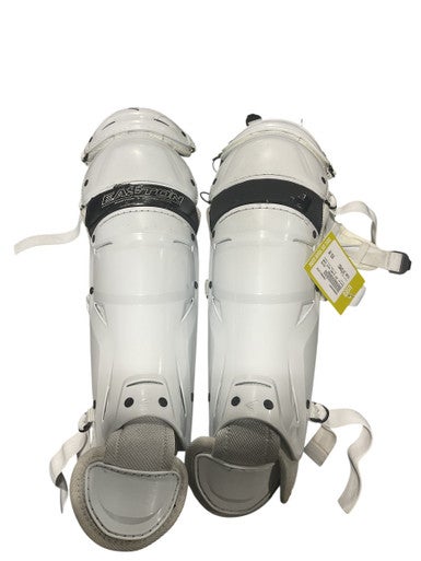 Used Easton JEN SCHRO SHIN GUARDS Catchers Leg Guards White Intermed 11834-S000040457