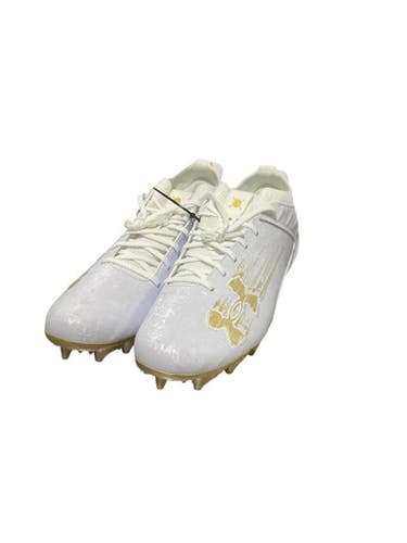 Used Under Armour Adult FB Cleats White Senior 12 11834-S000040460