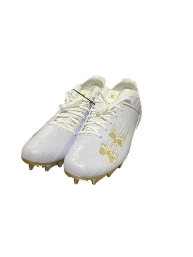 Used Under Armour Adult FB Cleats White Senior 12 11834-S000040460