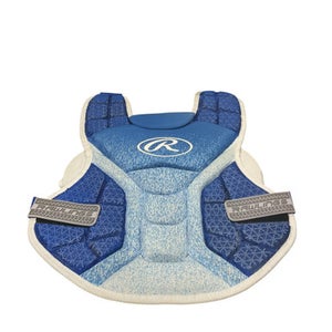 Used Rawlings BLUE CHEST PROTECTOR Catchers Chest Protector Royal Blue Junior 11834-S000040519