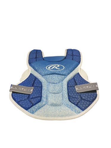 Used Rawlings BLUE CHEST PROTECTOR Catchers Chest Protector Royal Blue Junior 11834-S000040519
