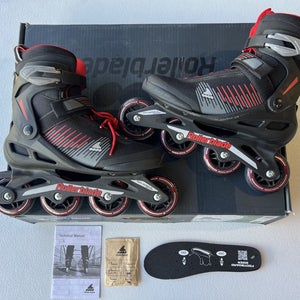Rollerblade Zetrablade  Inline Skate Men's Size 8 Red NEW