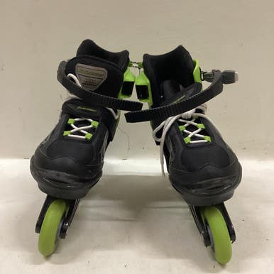 Used Bladerunner PHOENIX Junior Rec Fitness Skates Green Adjustable 11725-S000492356