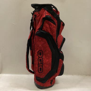 Used Ogio 14 WAY CART BAG Mens Cart Bag Red 11725-S000492347