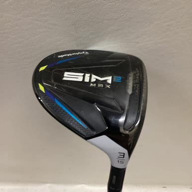 Used Taylormade SIM 2 MAX Mens Fairway Wood RH 3 Wood 11725-S000492284