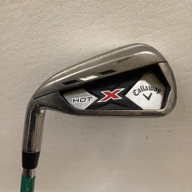 Used Callaway HOT X Mens Individual Iron LH 6 Iron 11725-S000492276