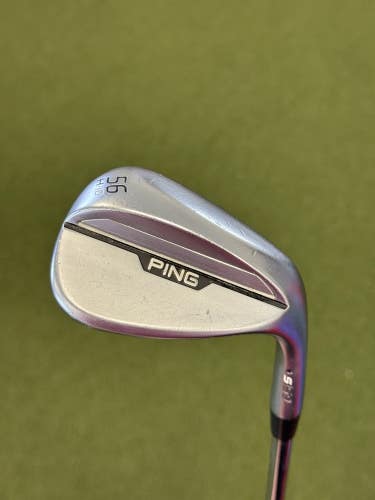 Ping S159 Chrome Black Dot 56-H10 56 Sand Wedge Nippon Z-Z115 Steel Wedge Flex