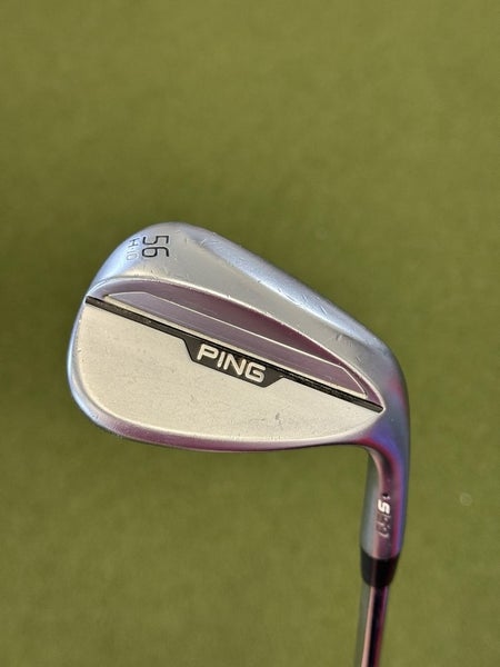 Ping S159 Chrome Black Dot 56-H10 56 Sand Wedge Nippon Z-Z115 Steel Wedge Flex