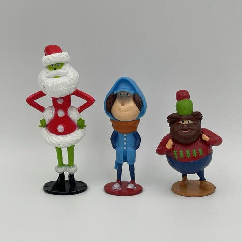 Dr Seuss How The Grinch Stole Christmas Mini PVC Figures 2018 Universal Studios