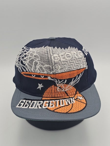 Vintage Georgetown Hoyas NCAA College Big Logo Sports Basketball HatSnapback