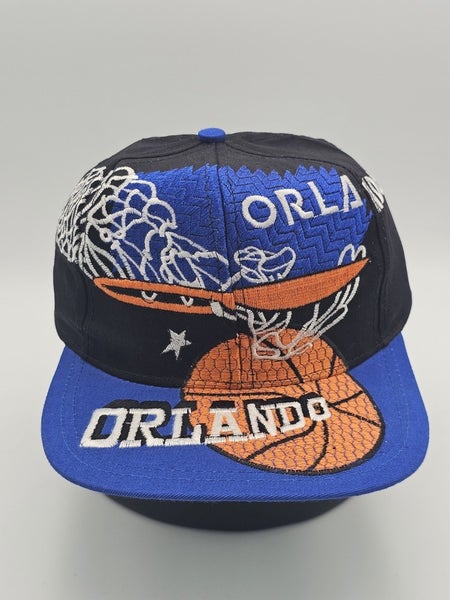 Vintage Orlando Magic Basketball Sports Big Logo Vtg Hat Cap Snapback