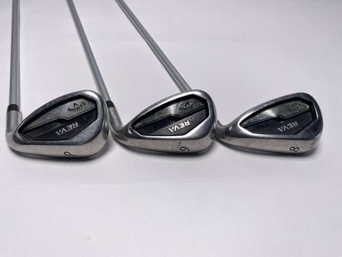 Callaway REVA Iron Set 8-PW Reva Ladies Graphite Womens RH Undersize Grips