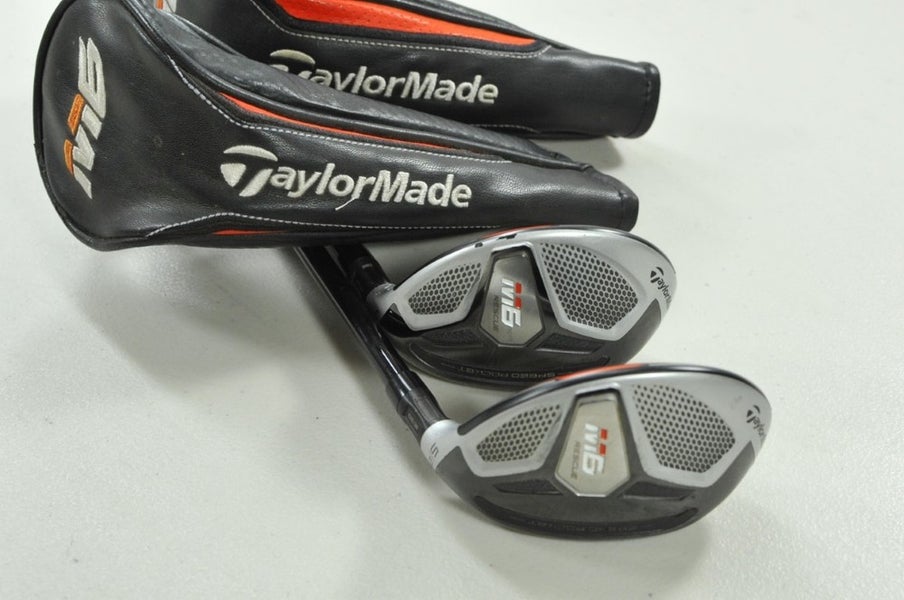 TaylorMade M6 Rescue 4 and 5 Hybrid Set Senior Flex RH Atmos 5 Graphite # 203280