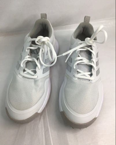 Adidas Tech Response Women’s Spikeless Golf Shoes White Gray Size 8.5 (Used)
