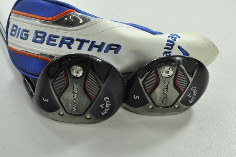 Callaway Big Bertha B21 3 and 5 Fairway Wood Set Senior Flex RH Graphite #203095