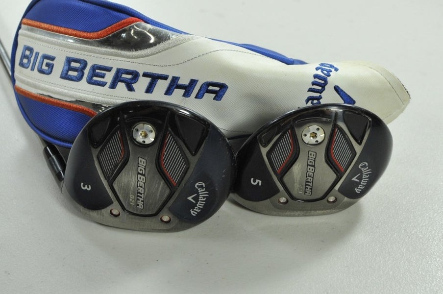 Callaway Big Bertha B21 3 and 5 Fairway Wood Set Senior Flex RH Graphite #203095