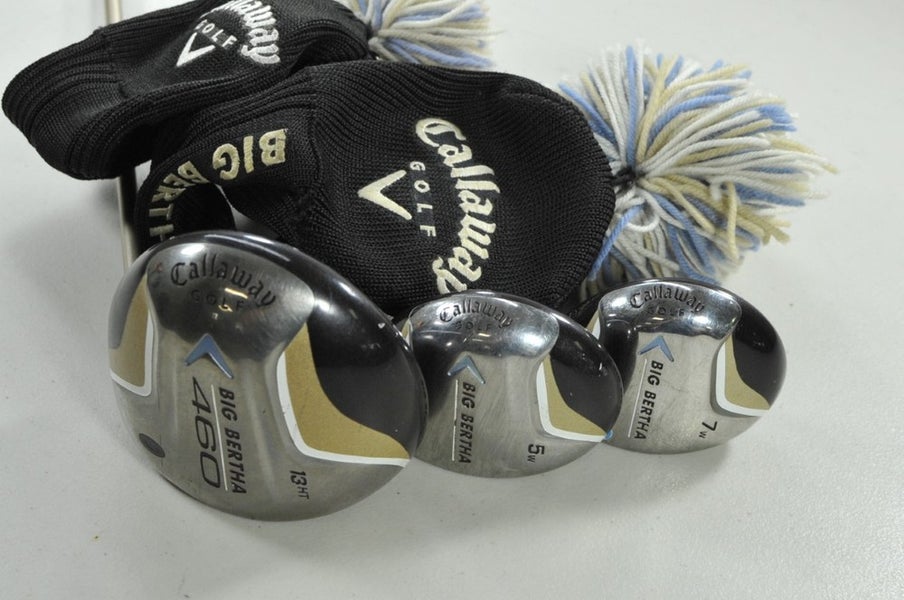 Callaway Big Bertha 460 2007 Ladies 13* HT Driver, 5 and 7 Woods Set RH # 199321