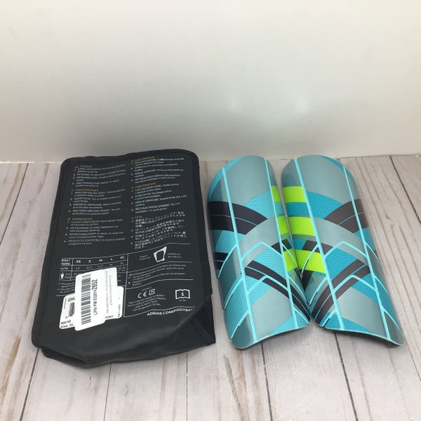 Adidas Ghost Pro Adult Shin Guard Slip In Blue Size XL (New)