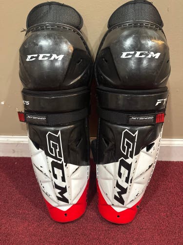 Intermediate CCM Jetspeed FT475 13" Shin Pads (Used) Item#MN475