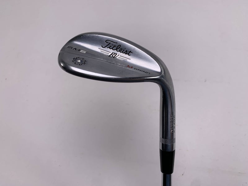 Titleist Vokey SM6 Tour Chrome Lob Wedge LW 58* 8 M-Grind Wedge Mens RH +2"